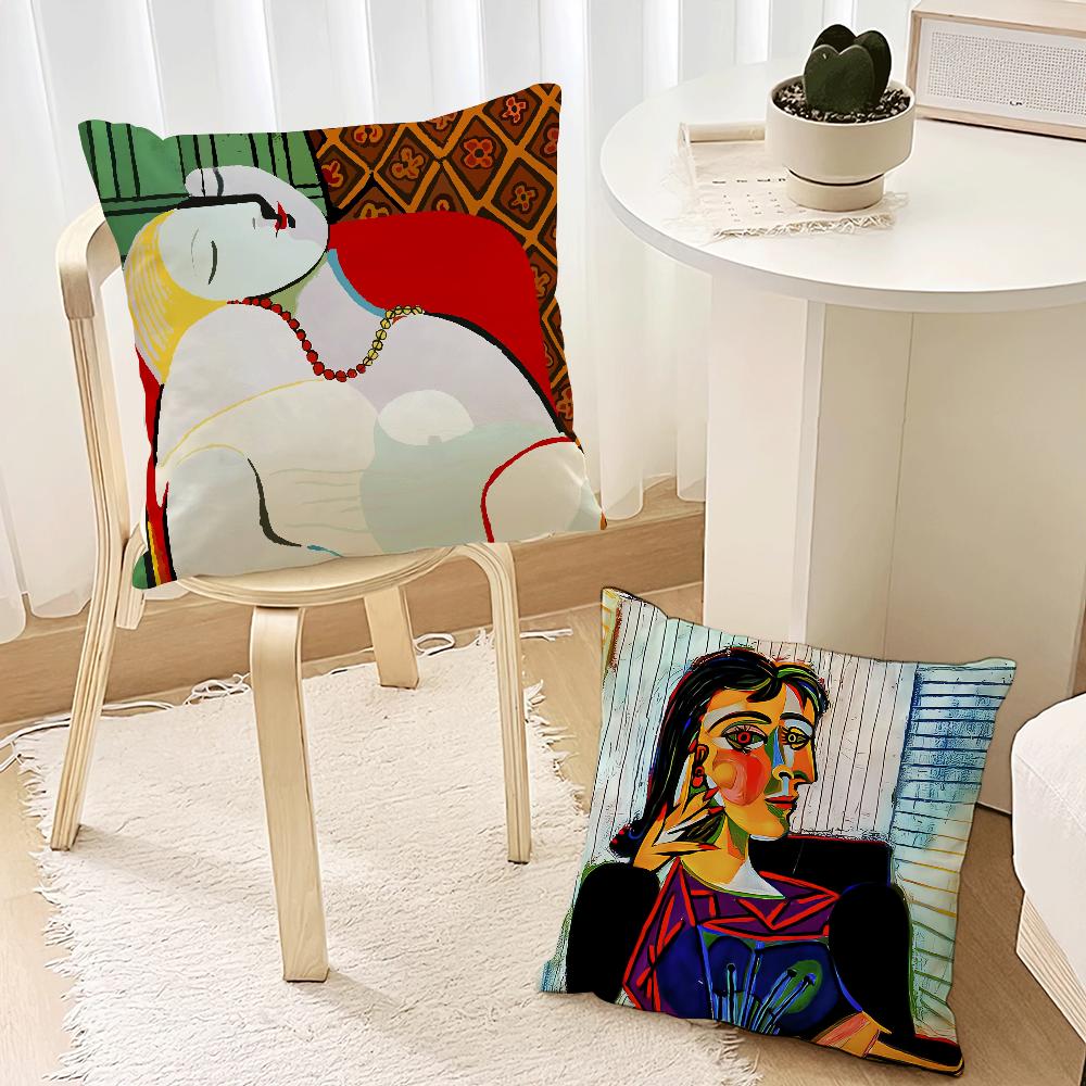 Art Pablo Picasso Cubism Abstract For Bedroom Car Coffee Shop Room Soft And Living Room Sofa Decorative Pillow Cover Case