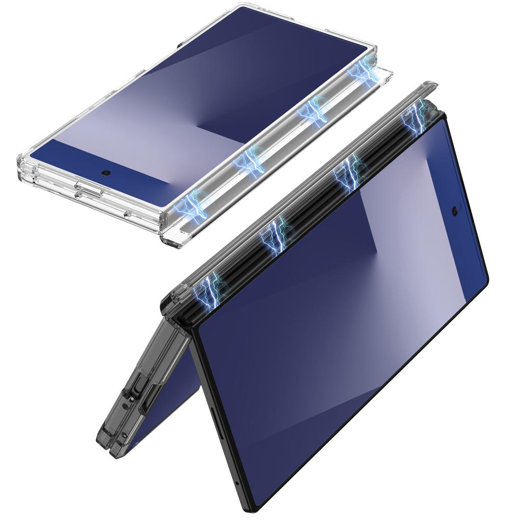 Подходит для Samsung Z Fold7 Подушка безопасности Противоударный Magsafe Беспроводная зарядка Акриловый Магнитный Абсорбирующий Fold7 Складной Экран 7 Поколение