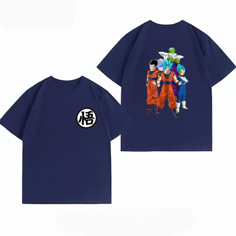 Dragon Ball Super Z Fighters Print Tshirt Goku Logo Casual Short Sleeve Cotton Anime Streetwear Unisexs Tshirt