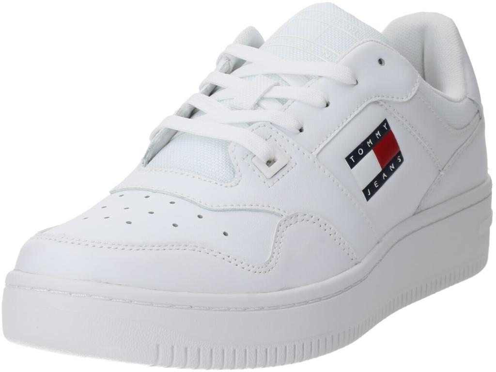 Кроссовки Tommy Hilfiger Retro Essential Leather Basketball Trainers white