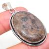 Russian Charoite Handmade 925 Sterling Silver Gift Pendant 1.97" u5U72