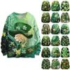 St. Patrick's Day Sweatshirts For Children Boys And Girls Knit Sweater Cute Shirt Fall Crewneck Pullover Tops