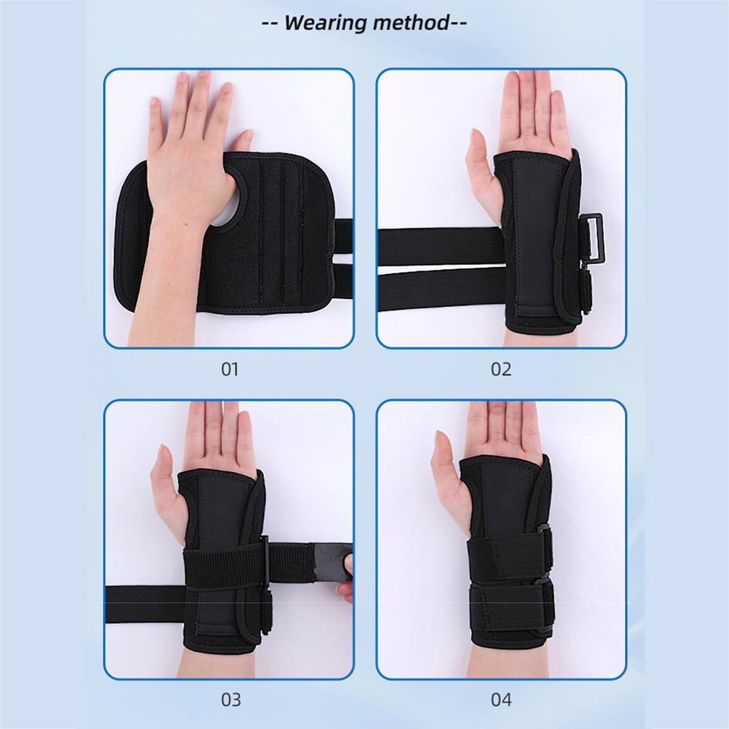 Night Sleep Hand Support Brace with Breathable And Premium Material Suitable for Tendonitis Arthritis