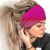 Women's Printed Headband Sports Hair With A Wide Edge Yoga Headband Soft Hair Band Headdress Bundle Hair Band