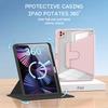 Применимо к защитному чехлу для Apple iPad 10-го поколения air45 акриловый 360° вращающийся 10,2-дюймовый плоский жесткий чехол противоударный