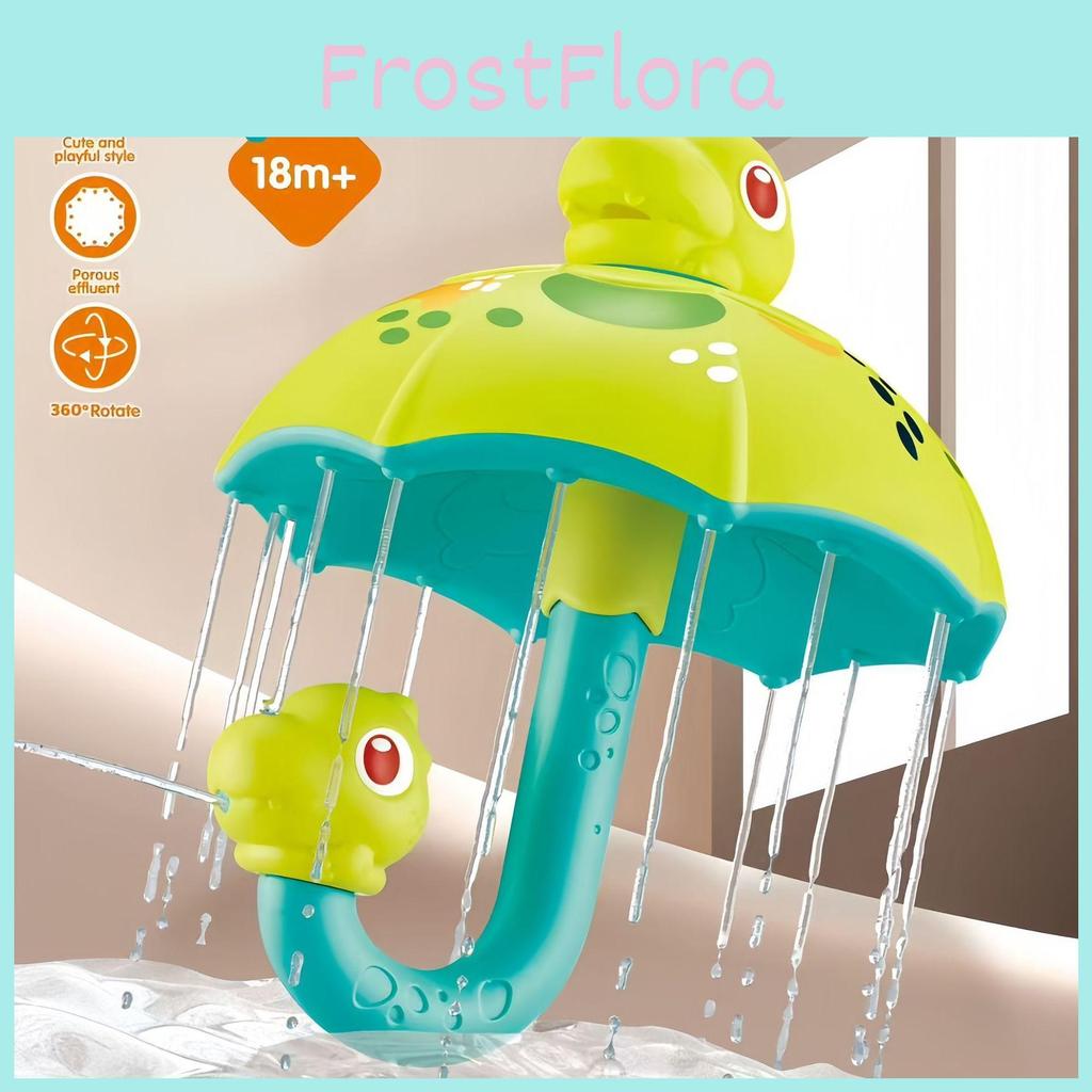 Dinosaur Shower Head Bath Toy With Rotating Water Spray For Kids Playtime