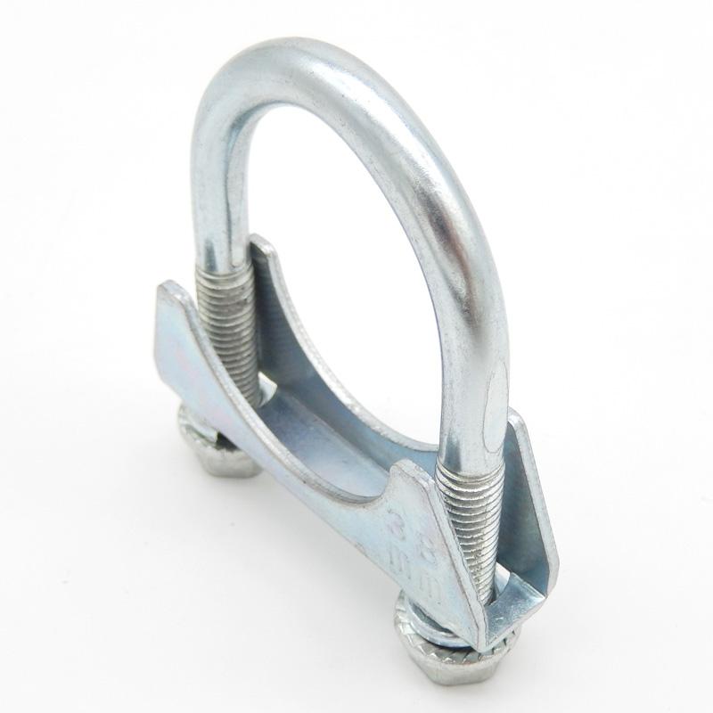 1Pcs Exhaust Pipe Strength Pipe Stuck Pipe Clamp Fixed Throat Hoop Clamp Under Collar Band U Tube Hoop 38-128Mm