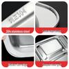 OEING Stainless Steel Compartmented Lunch Tray