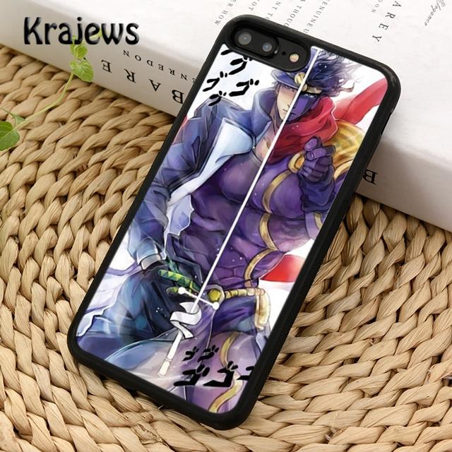 Krajews Чехол для телефона с аниме JoJo's Bizarre Adventure Для iPhone 16 15 14 plus XR XS 11 12 mini 13 pro max Fundas