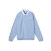 Club Fleece Color-Block Collar Logo Long Sleeve Polo Shirt Men Tops Hyper-Cobalt DX0538-479