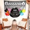 Personalized Barbapapa Background Tapestry,Custom Name Birthday Party,Multifunctional Wall Decoration for Home Decor,Various Occasions