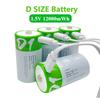 1.5V 12000mWh D SIZE Battery LR20 USB Charging Li-ion Batteria for Natural Gas Stove Domestic Water Heater Flashlight