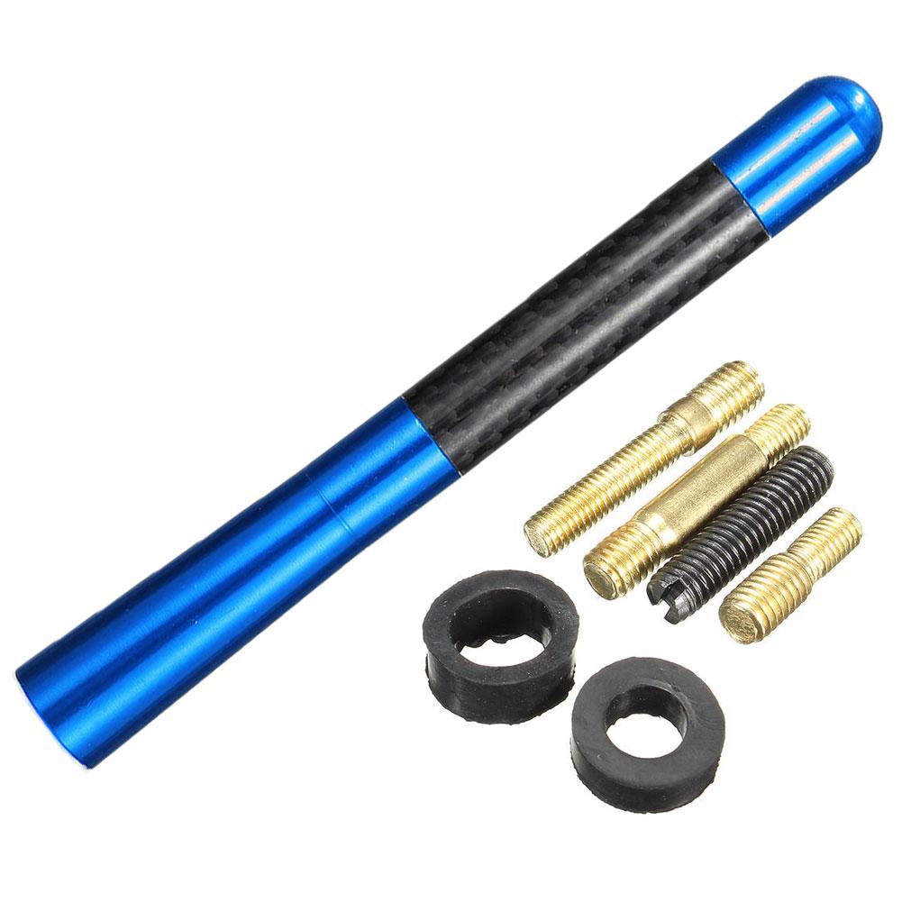 Cars Auto Parts Antenna Short FM Radio Fiber Aerial Car-Styling 12cm Carbon Universal