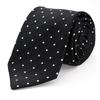 Brand Necktie Made In Japan Silk Dot Pattern Pin Dot Polka Dot [Michiko London] 100% (D Black)