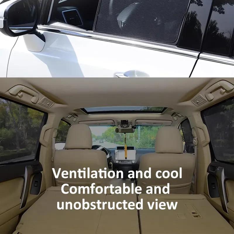 For XPeng G6 2024 2025 Car Magnetic Coverage Sunshade Anti-UV Mesh Sunshade Sunscreen Privacy Protection Auto Accessories