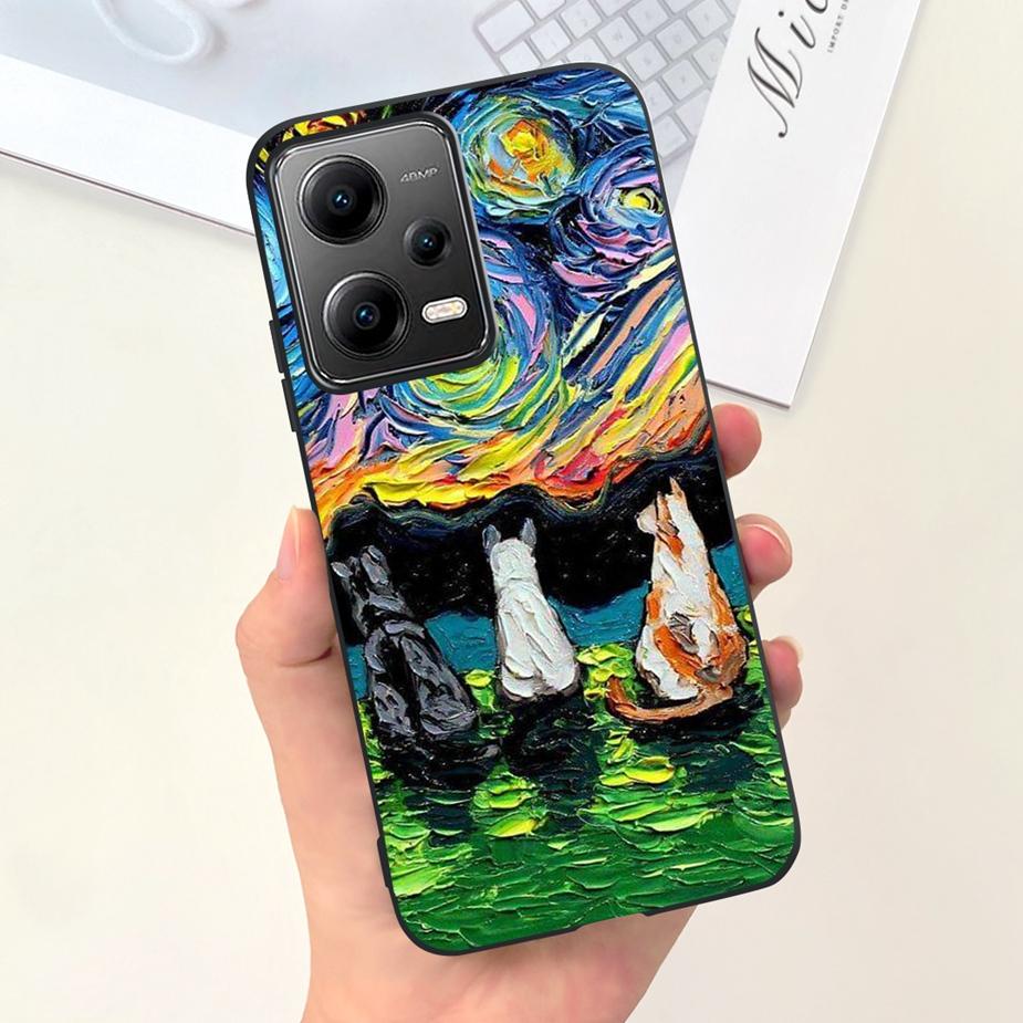 Чехол для Xiaomi Poco X5 Pro Милый Модный Мультяшный Чехол Мягкий Силиконовый Чехол для Телефона Для Xiaomi Poco X5 PocoX5 Pro 5G Задняя Крышка Сумки