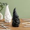 Персонализированные Ручные Хобби-Проекты Мини-Фигурка Гнома, 3D-Печатная Безликая Статуэтка, Держащая Современный Цветок в Нордическом Стиле для Домашнего Декора, Минималистичная