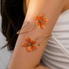 Adjustable Opening Arm Bracelet Floral Arm Ring Arm Cuff Bracelet  for Parties & Special Occasions