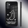 Чехол для телефона «Спокойной ночи, Пунпун» для Samsung S26 S24 Ultra S23 S22 S21 Fe S25 Plus A54 A34 A24 A53 A13 A16 Стеклянная крышка
