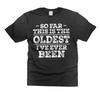 Мужская смешная футболка на День Рождения подарок на годовщину birthday anniversary gift tee смешная футболка