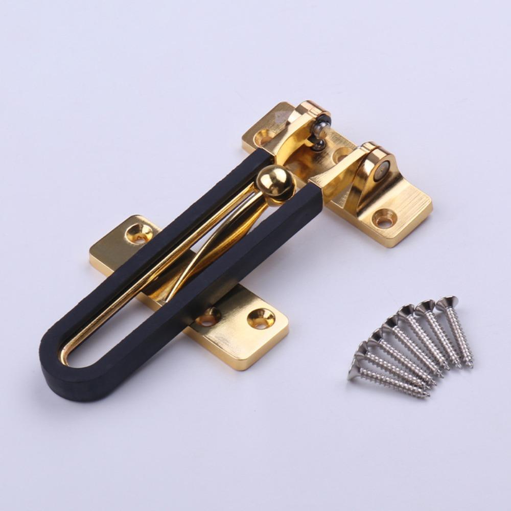 Durable Zinc Alloy Sliding Door Catch Thickening Solid Bolt Door Bolt Security Mute Door Hasp Hotel