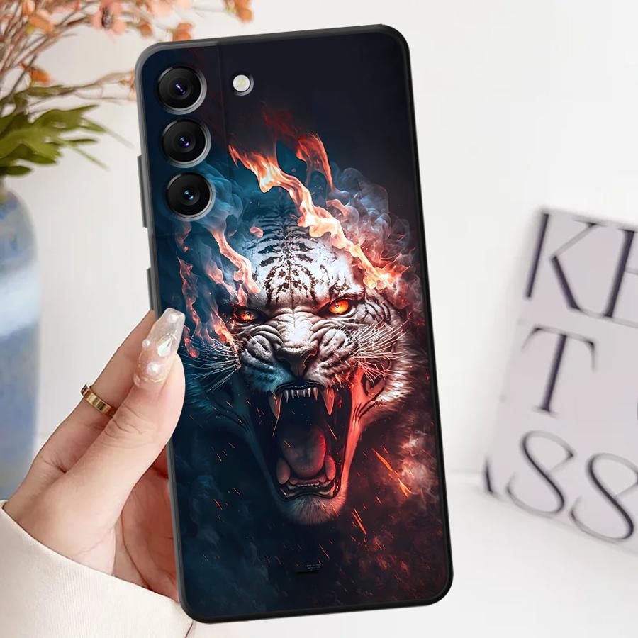 Чехол для Samsung Galaxy A32 A25 A71 A24 A52 A36 A55 A41 A23 A53 A35 A26 A72 A73 A51 A22 Чехол для телефона Крутое Животное Тигр Лев Лошадь