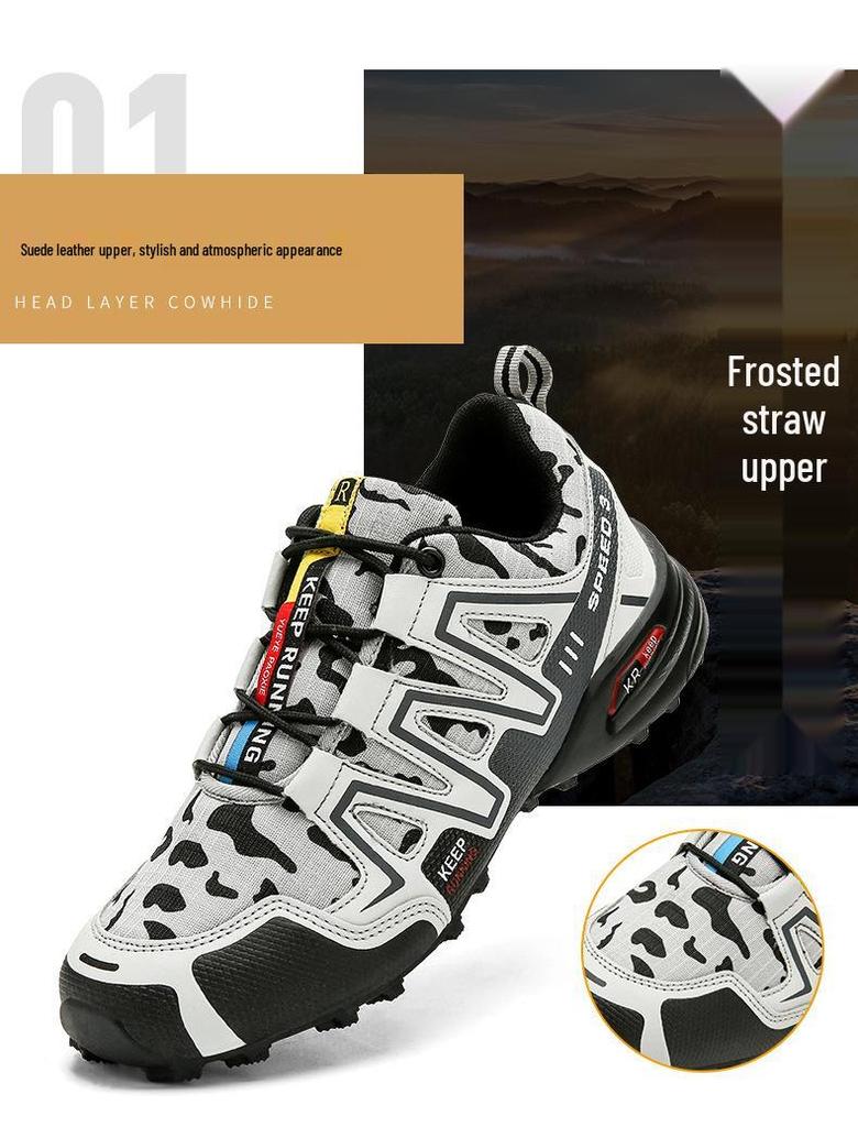 Мужские походные ботинки 2025 года для весны/осени - для альпинизма, кросс-кантри, спорта, повседневной носки