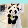 Plush Panda Police Backpack For Girls With Zipper Closure And Cartoon Design