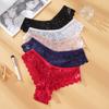 Fashion Sexy Lace Panties Transparent Female Hollow Out Low Waist Panty Breathable Lingerie Underwear Women Briefs