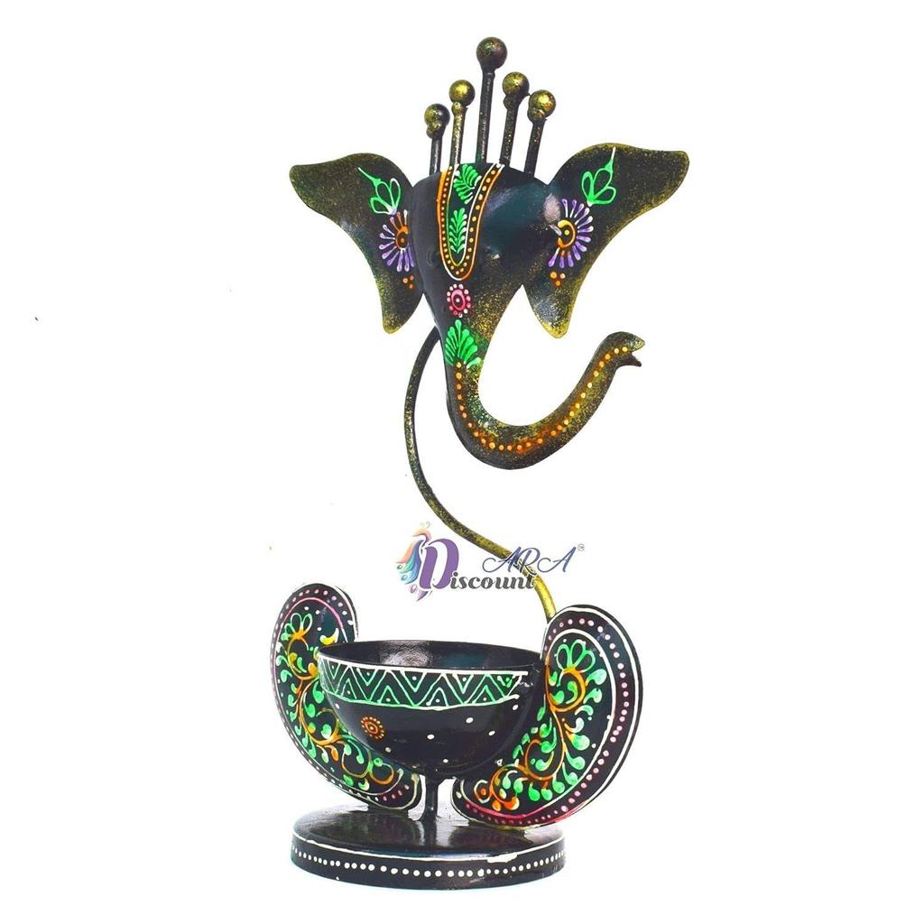 Iron Tealight Holder For Home Decor - Figurine - Home Decorative Items For Living Room/Pooja Room Decoration Item - Gift Items/Gift Items