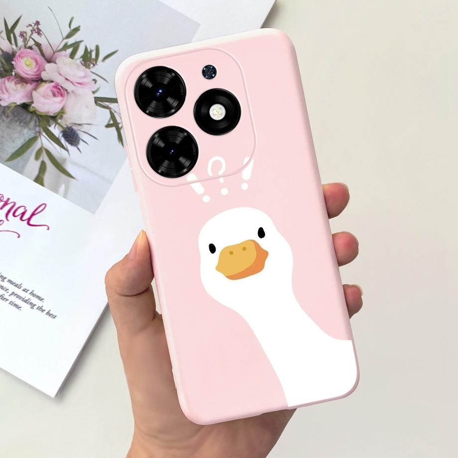 Для Tecno Spark GO 2024 Чехол Spark 20C Spark20 Pop 8 Para Чехол Силиконовый Мягкий ТПУ Бампер Мультяшный Крутой Милый Стиль Рисунок Capas