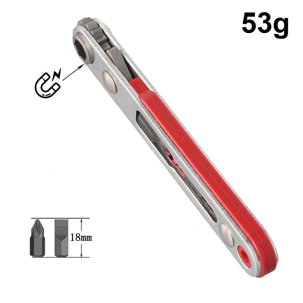 Two Way Ratchet Screwdriver Set Corner Bend Multifunctional