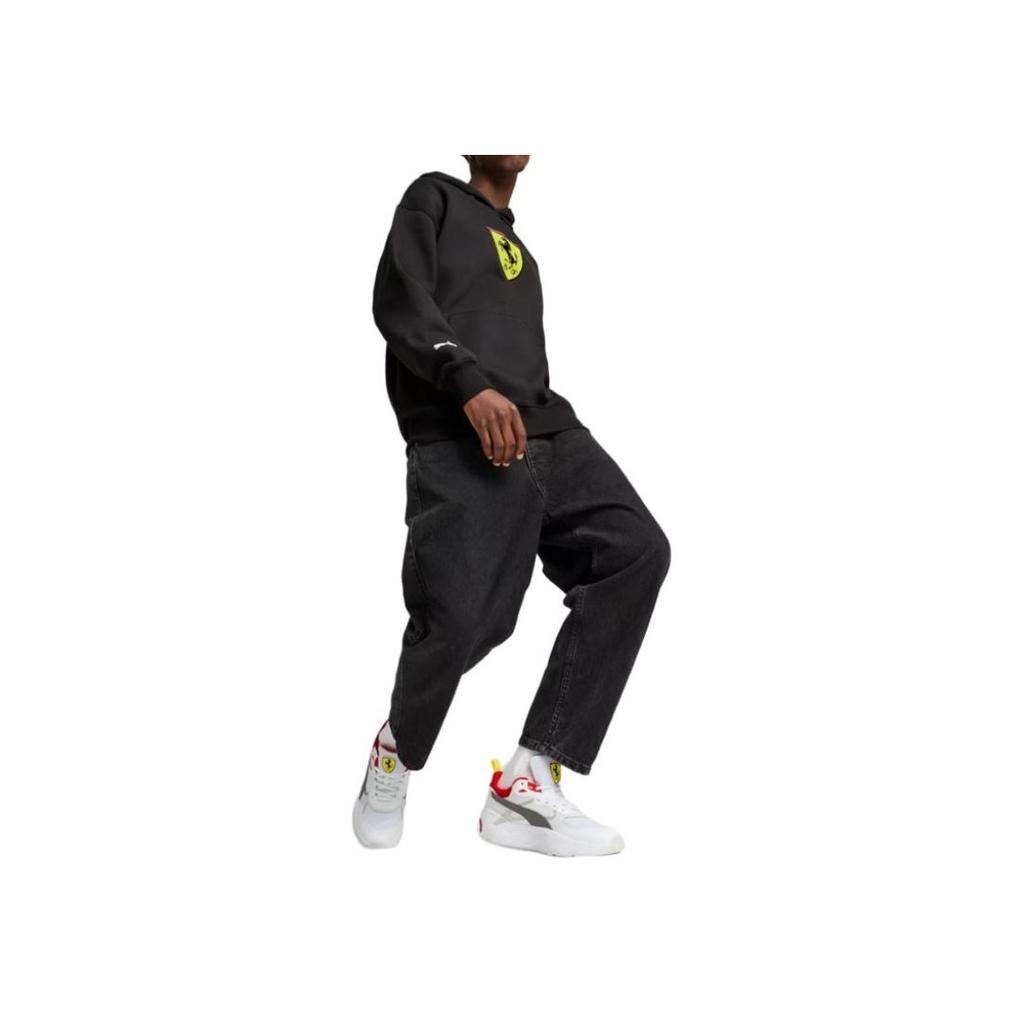 Puma X Ferrari Logo Hoodie Men Hoodies Black 627054-01