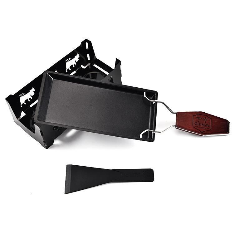 Набор для плавления сыра, раклет, набор для гриля, сковорода для плавления сыра с силиконовой лопаткой, антипригарный мини-ротастер, противень для выпечки, набор плит