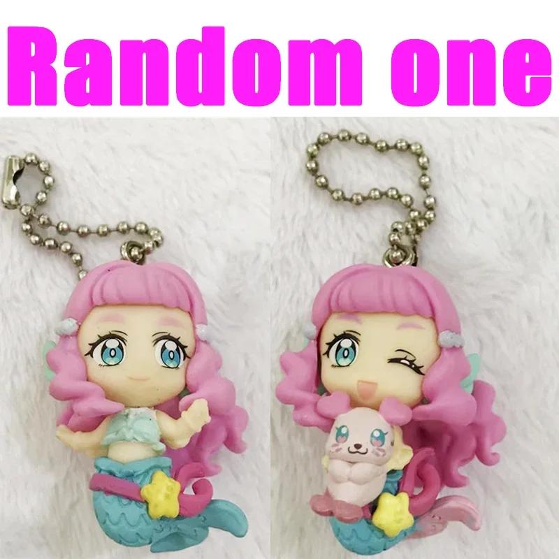 Капсульные игрушки Bandai Pretty Cure Tropical-Rouge Летний Ангел Фламинго Кьюр Пис Блоссом Хэппи Пич Фигурка-Подвеска Без Коробки