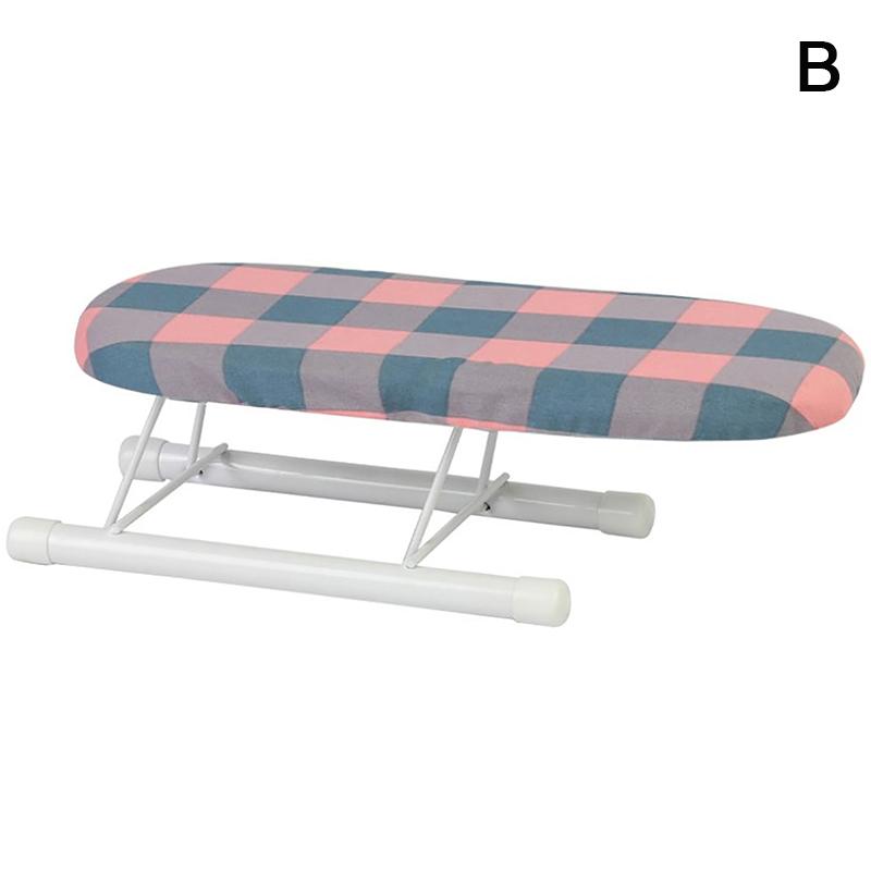 Folding Mini Ironing Board With Folding Legs Portable Household Clothes Ironing Rack Home Supplies Heat Resistant Ironing Cover