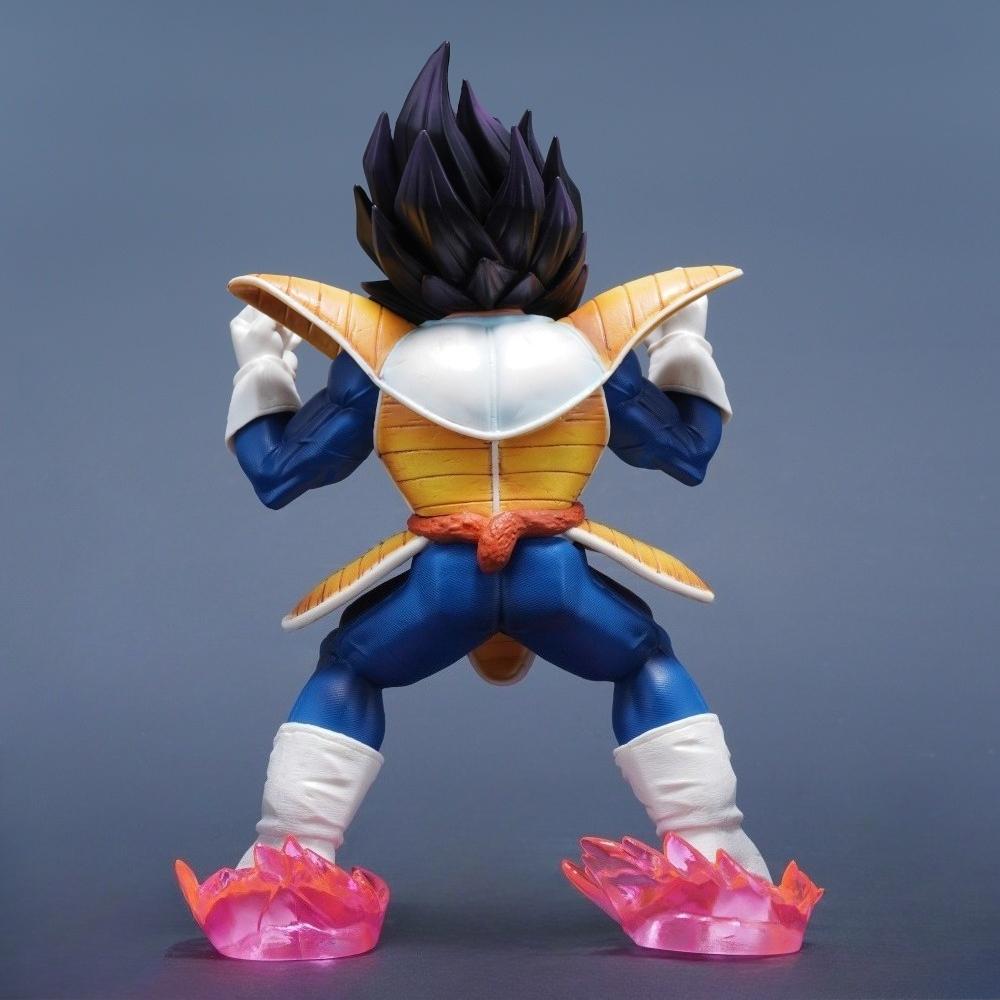 22 см/8,66 дюйма Аниме Фигурка Dragon Ball Веджета Фигурки Действия ПВХ Статуя Настольное Украшение Коллекционная Модель Игрушки Подарки Круглая Сенсорная Сжимающаяся Прыгучая