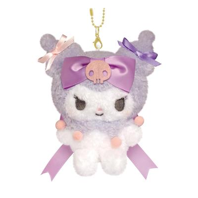 Плюшевый брелок Sanrio Куроми со счастливой ленточкой
