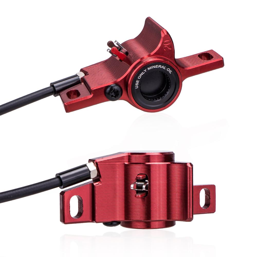 ZTTO Bicycle CNC Hydraulic Disc Brake Caliper Front Rear Handle Mineral Oil Brakes Calliperplate With Adapter BB5 Brake Pads