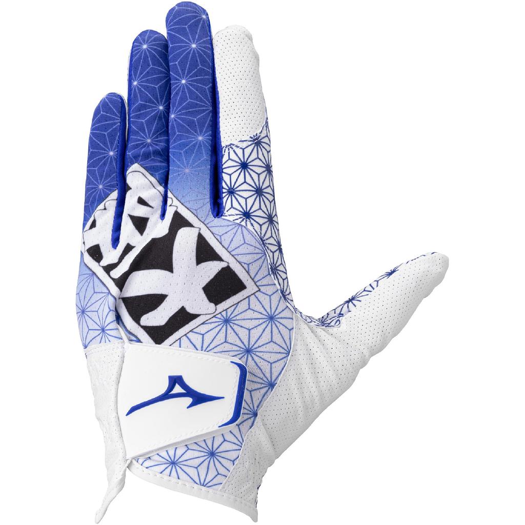 Mizuno Перчатка для гольфа Cool Grip Коллекция HAPPI Левая рука Синий 26 см 5MGML602 Мужская