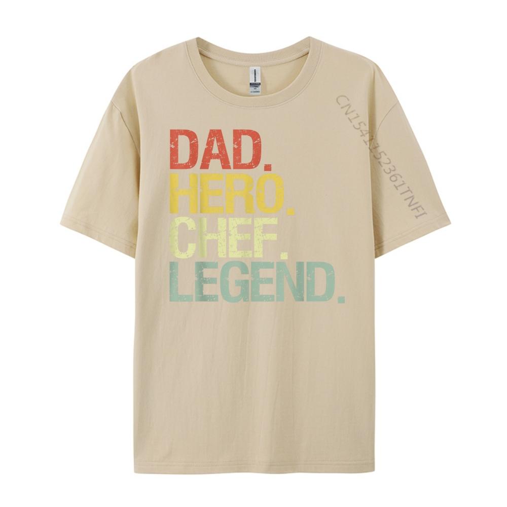 Funny Chef Legend Dad Vintage T Shirts SOFT Streetwear Men Classic Mens Korean Fashion Sale Halloween
