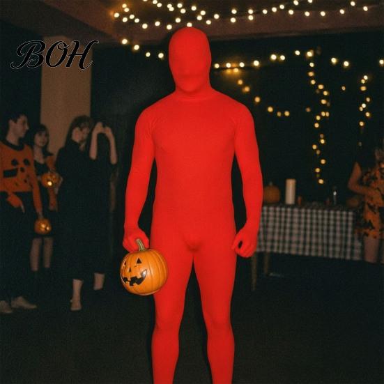 Stretchy Spandex Unitard Unisex Full Body Zentai Suit, Adults Halloween Party Cosplay Coverage Suit Bodysuit, Men Women Costume Durable Outfit