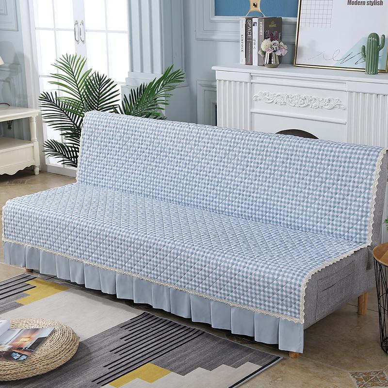Universal Stretch Sofa Bed Cover Couch Covers Armless Sofa Cover Washable Elastic Folding Furniture Sofa Bed Covers