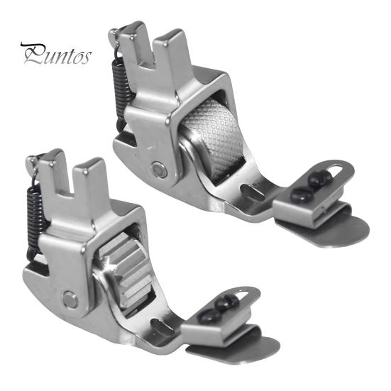 Лапка для подгибки с роликовым механизмом, регулируемая лапка для подгибки с металлическим роликом, направляющая планка для швейной машины