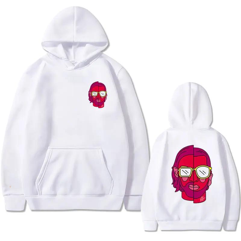 2026 Vintage Le Monde Chico Double Sided Graphic Print Hoodie Album PNL French Rap Hip Hop Hoodies Clothes Men Women Fashion Oversized Streetwear