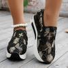 Fashion Women Sneaker 2024 New Spring Autumn Breath Lace Mesh Flower Round Head Thick Sole Comfortable Casual Sneakers Designer Shoes