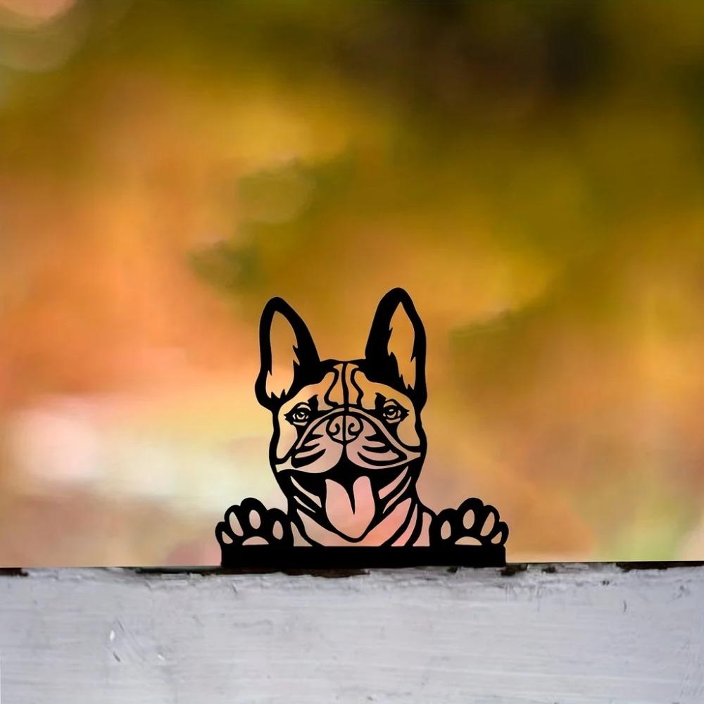 1 шт. Металлический садовый колышек Ultimate Dog Steel Silhouette - идеальное украшение на открытом воздухе и подарок на день рождения