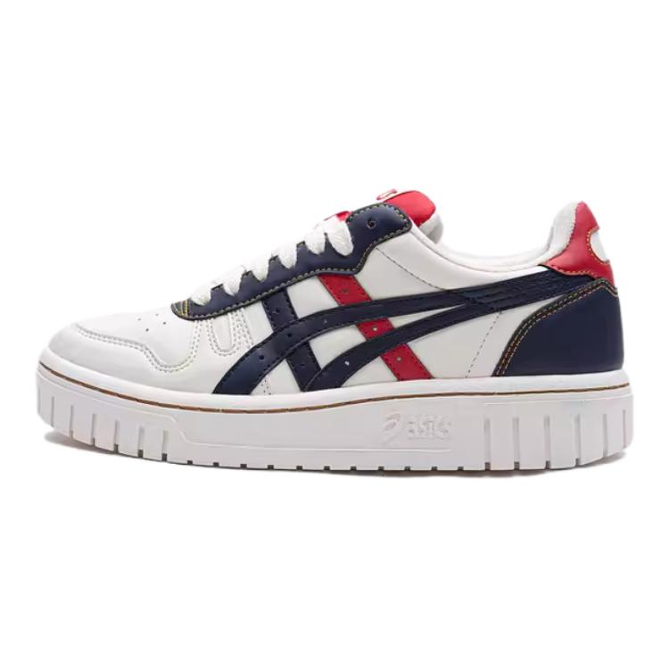 Asics Кроссовки Court MZ Скользкие, Износостойкие, Легкие Низкие Детские для Скейтбординга Бело-Черные Подростки 1204A126-102
