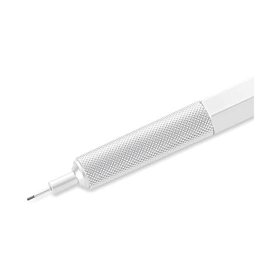 Механический карандаш Rotring 600, 0,5 мм, серебристый, цельнометаллический корпус, подходит для черчения