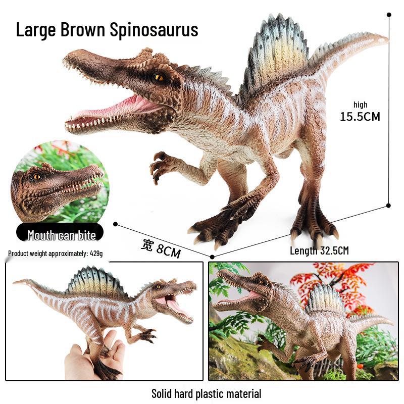 Dinosaur Model Set: T. Rex, Spinosaurus, Mosasaurus, Stegosaurus, Triceratops Cognitive Toys
